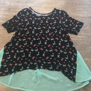 Little butterfly shirt with flow